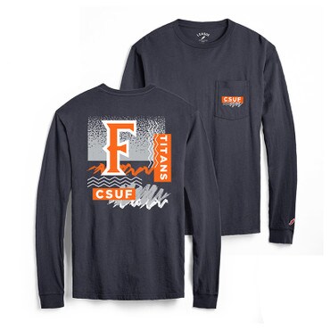 Stacked Waves Fullerton Longsleeve -Navy